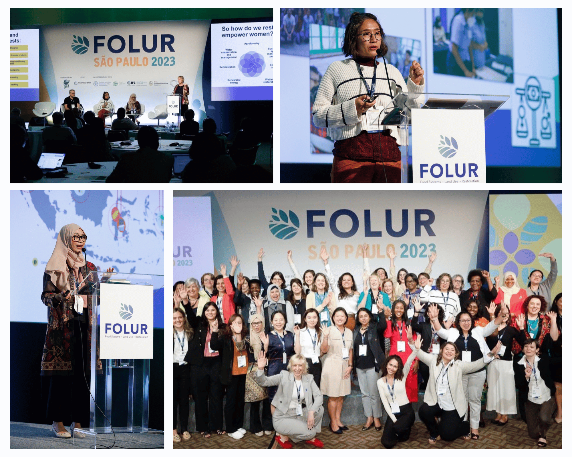 Women participate in the FOLUR Annual Meeting 2023 in Sao Paulo